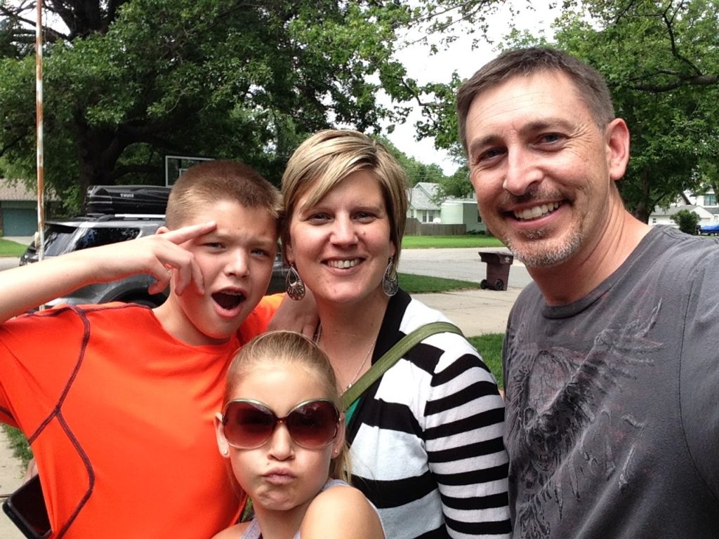 a family photo of Jeff Courtney